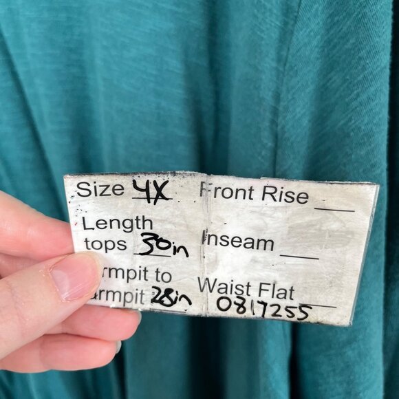 Torrid Super Soft Slub Jersey Cotton Long Sleeve Top Plus Size 4X - Picture 10 of 11